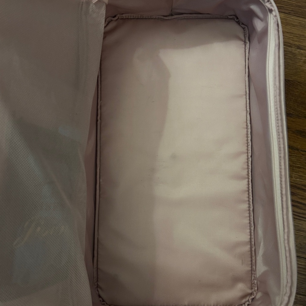 BEIS Blush Pink Convertible Weekender - Picture 15 of 16